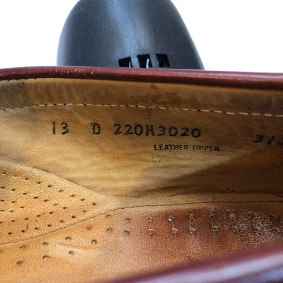 GH Bass Co Layton Mens 13 D Burgundy Leather Kiltie Tassel Loafers Shoes main image 13